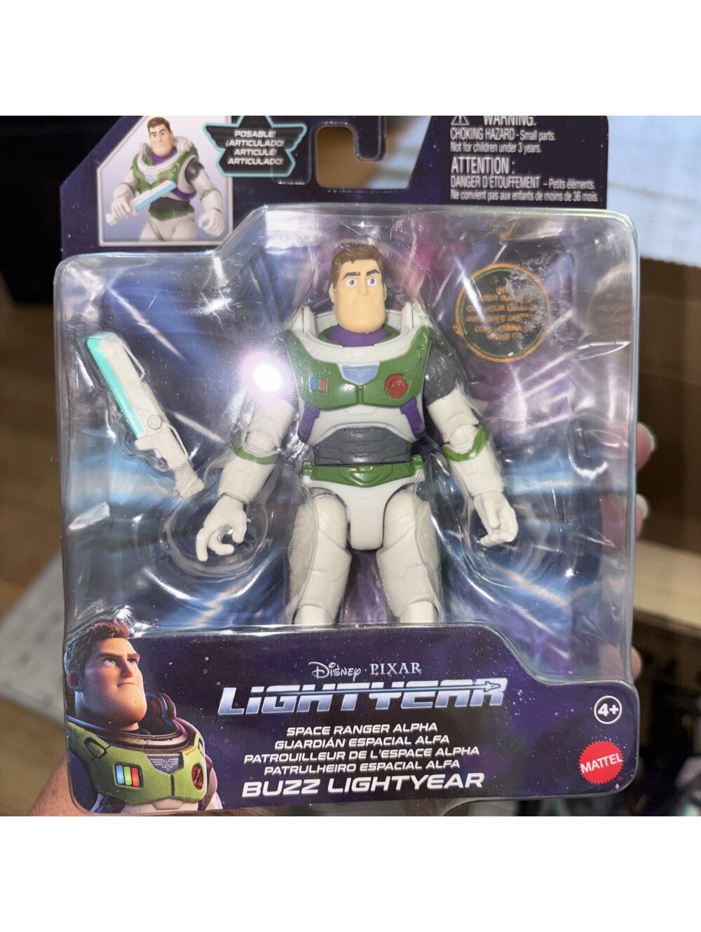 Disney Pixar 2022 Buzz Lightyear Movie Space Ranger Alpha Figure/Laser Blade